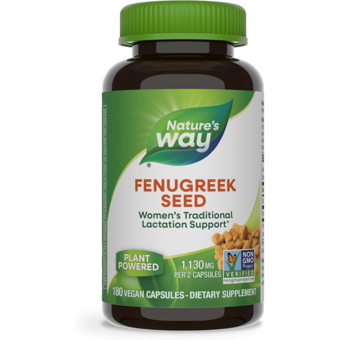 Nature's Way Fenugreek Seed, 180 Capsules