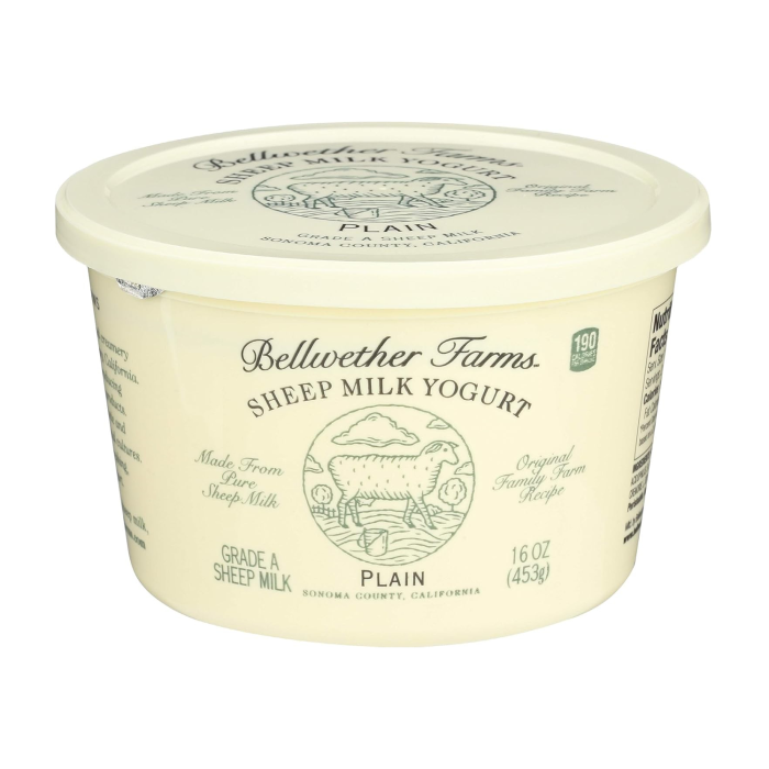 Bellwether Farms Sheep Milk Yogurt Plain - Front view