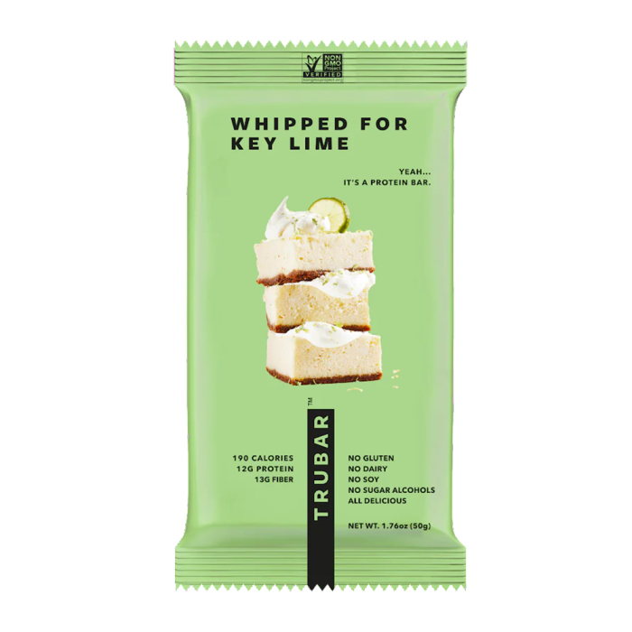 Trubar Whipped for Key Lime Protein Bar - Front view