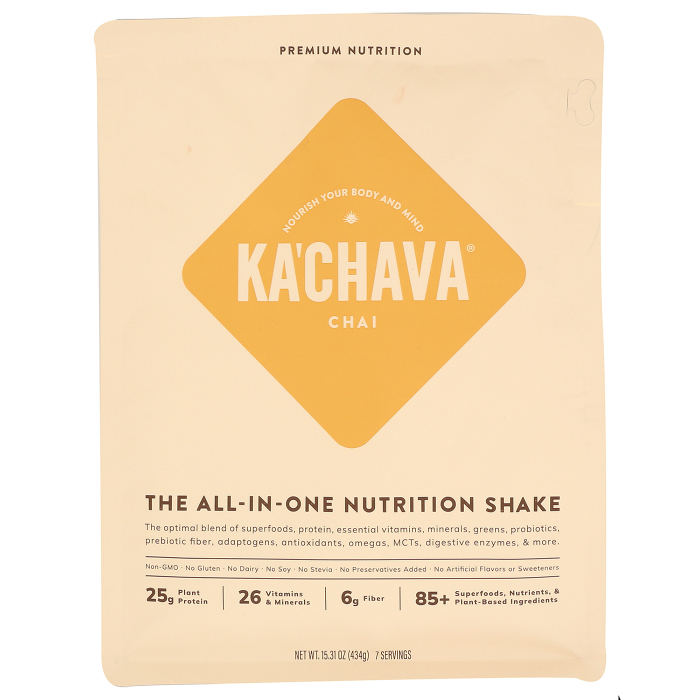 Kachava All-In-One Chai Shake - Front view