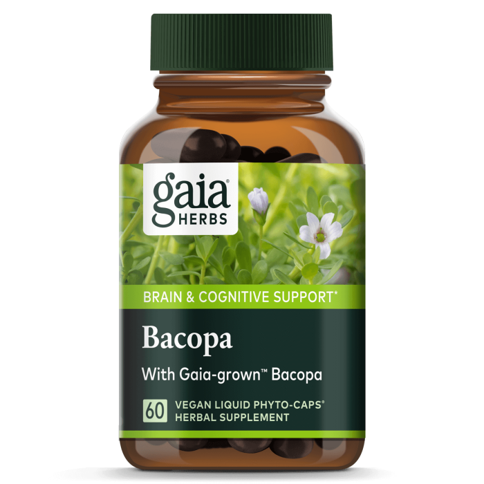 Gaia Herbs Bacopa, 60 Capsules