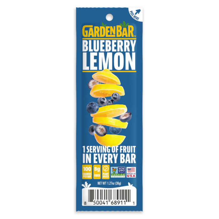 Garden Bar Blueberry Lemon Fruit Bar, 1.27 oz.