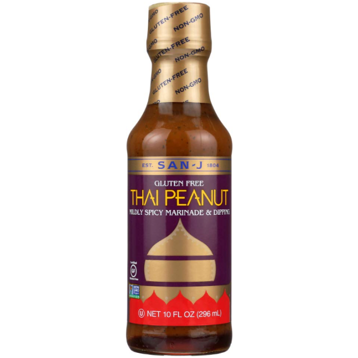 San-J Thai Peanut Sauce, Gluten-Free, 10 fl. oz.