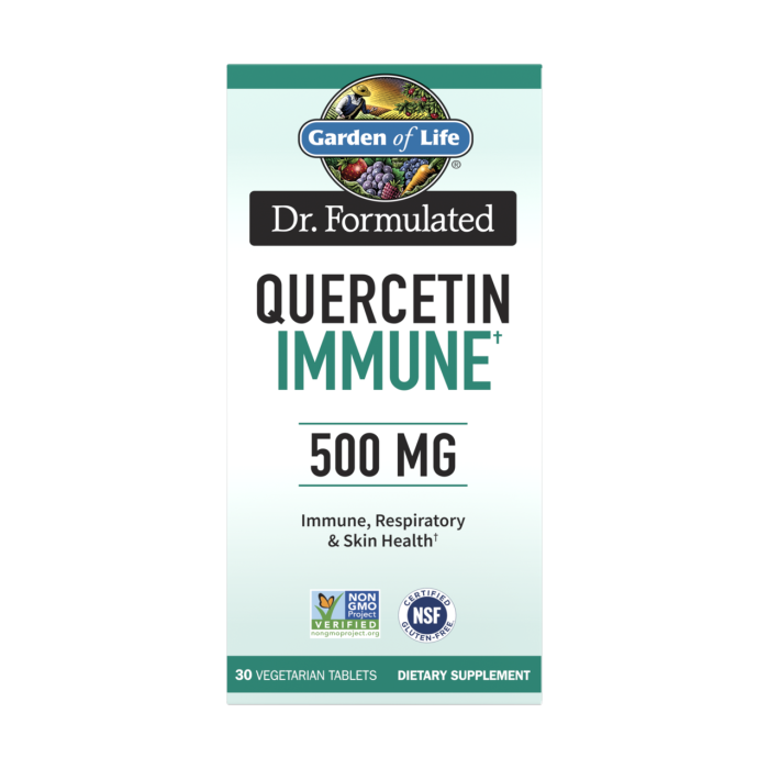 Garden of Life Dr. Formulated Quercetin Immune, 30 Vegetarian Tablets