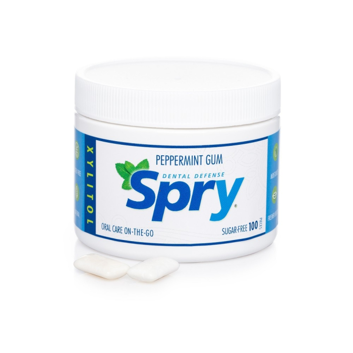 Spry Gum, Peppermint, 100-Piece