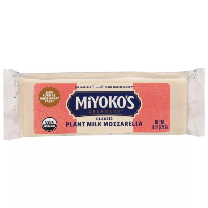 Miyoko's Creamery Organic Classic Plant Milk Mozzarella - Front view