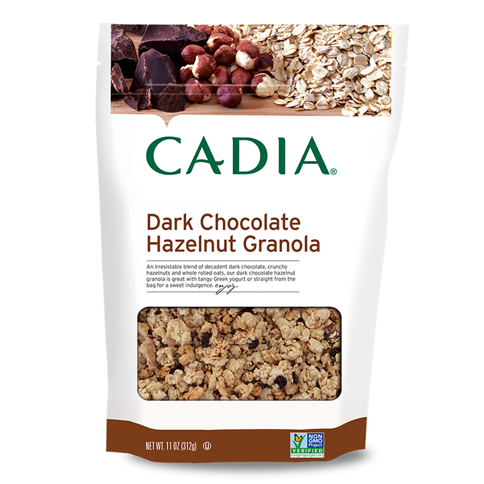 Cadia Dark Chocolate Hazelnut Granola, 11 oz.