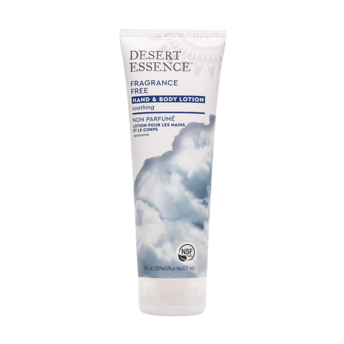 Desert Essence Organic Fragrance Free Hand & Body Lotion, 8 fl. oz.