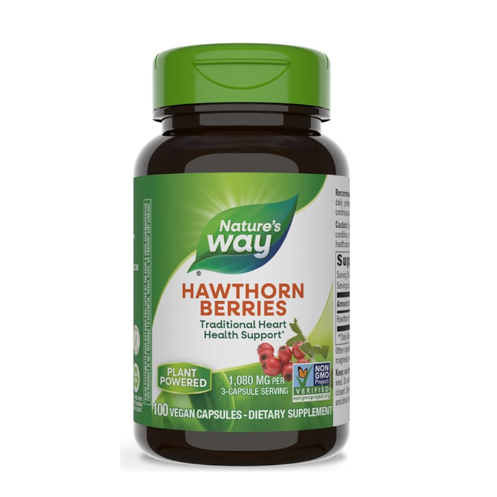 Nature's Way Hawthorn Berries, 100 Vcapsules