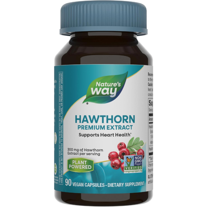 Nature's Way Standardized Hawthorn, 90 Capsules