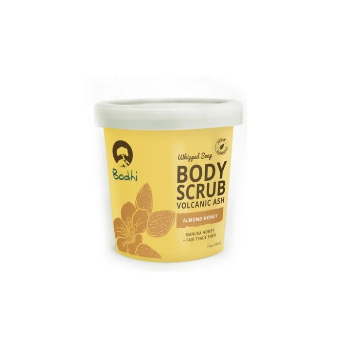 Bodhi Almond Honey Whipped Body Scrub, 14 oz.