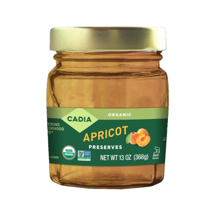 Cadia Organic Apricot Preserves - Front view