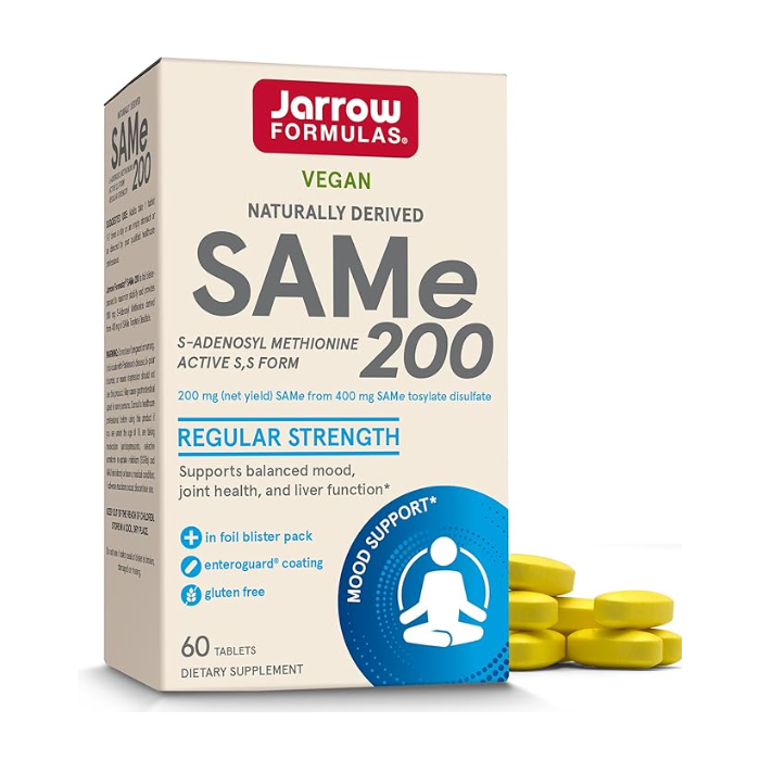 Jarrow SAMe 200, 60 Tablets