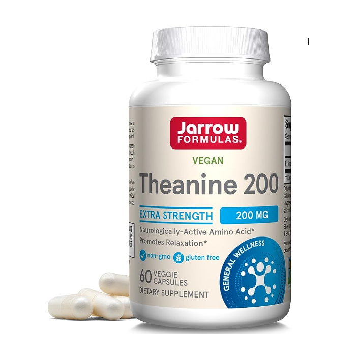 Jarrow Theanine 200, 60 Capsules