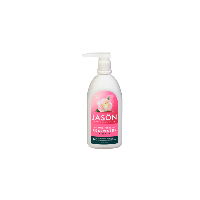 Jason Invigorating Rosewater Body Wash, 30 fl. oz.