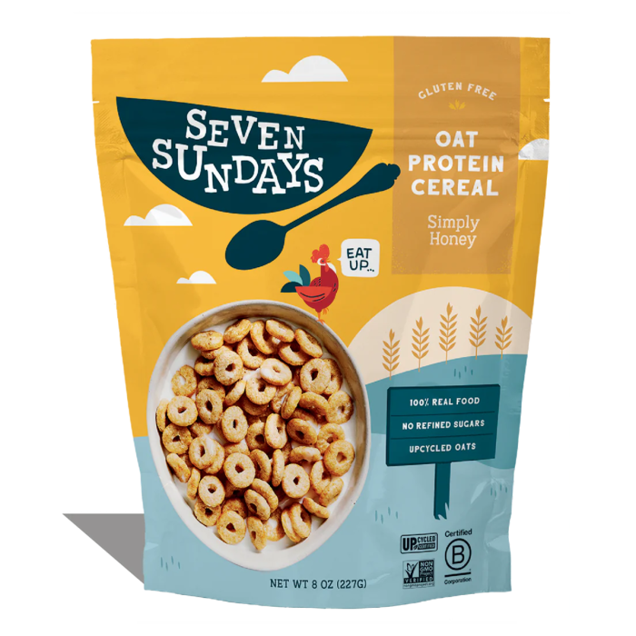 Seven Sundays Simply Honey Oat Protein Cereal - Front view