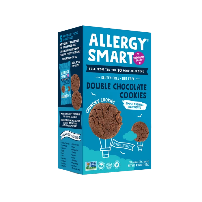 Allergy Smart Double Chocolate Cookies, 4.95 oz.