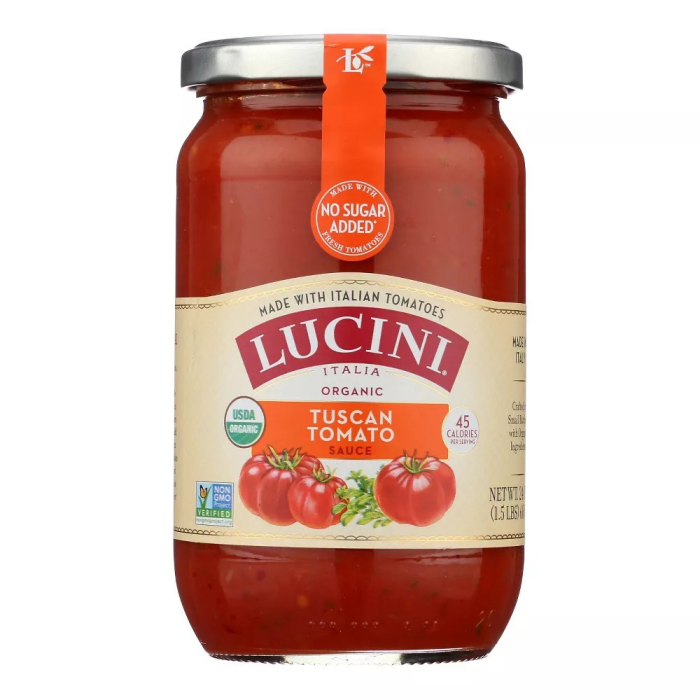 Lucini Italia Organic Tuscan Marinara Sauce - Front view