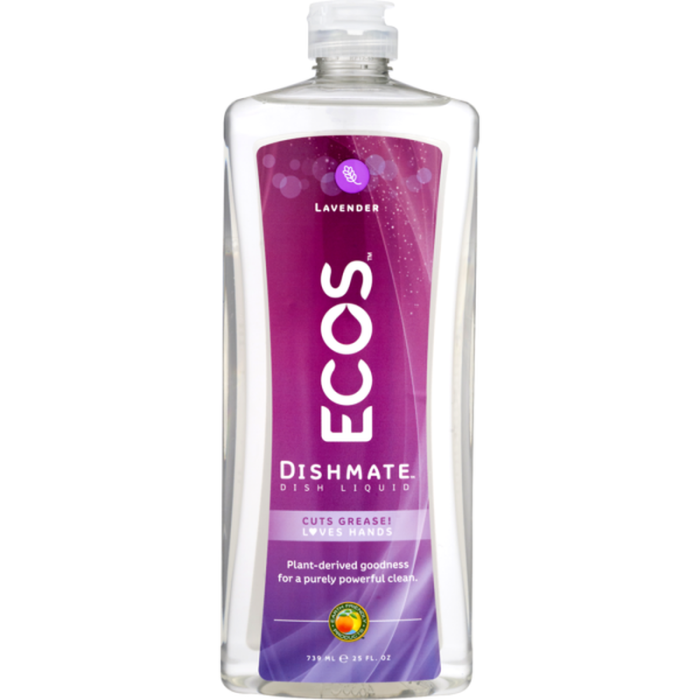 ECOS Dishmate Dish Soap, Lavender, 25 fl. oz.