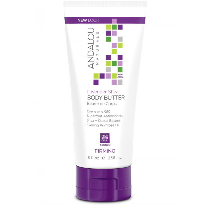 Andalou Naturals Lavender Shea Firming Body Butter, 8 fl. oz.