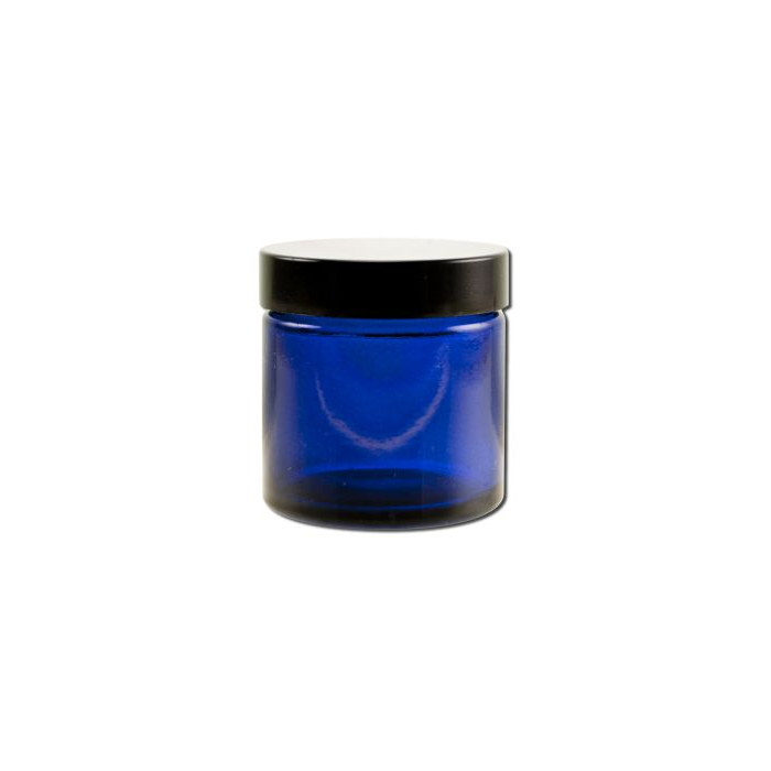 Sanctum Aromotherapy Empty Bottles Blue Cream Jar, 60 ml