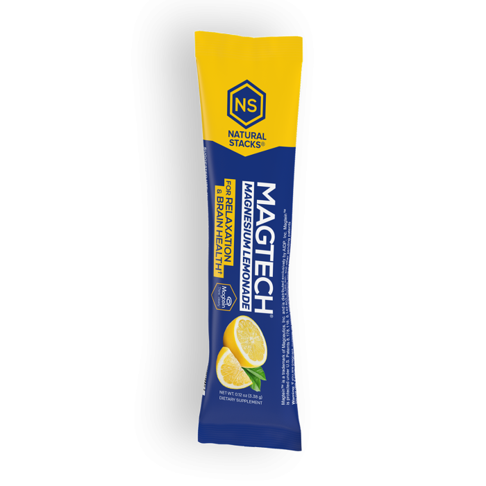 Natural Stacks MagTech Magnesium Drink Mix - Front view