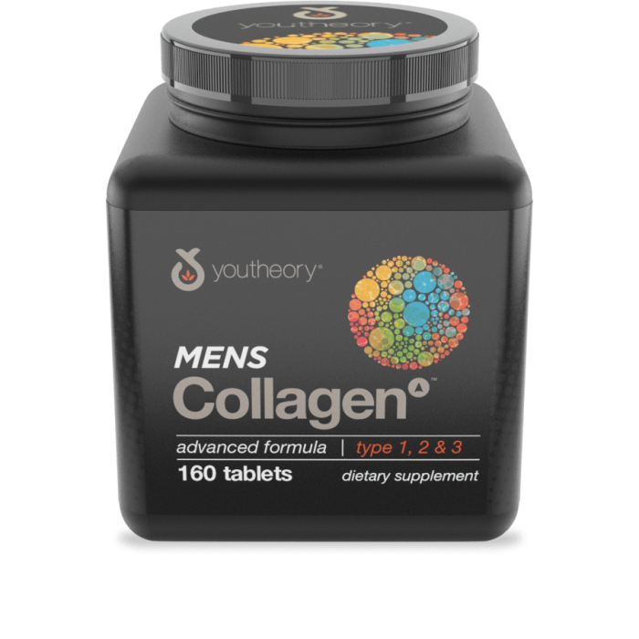 Youtheory Mens Collagen Advanced, 160 Tablets