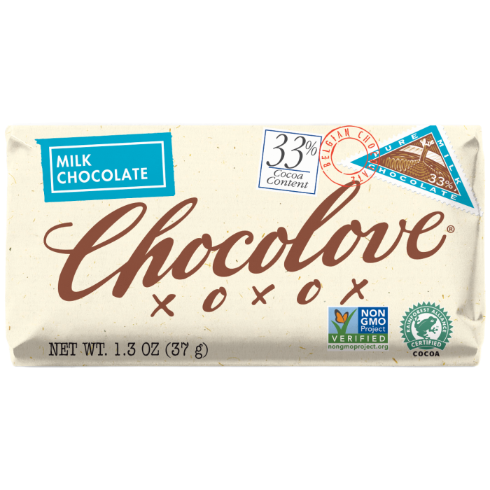 Chocolove Mini Milk Chocolate, 1.3 oz.