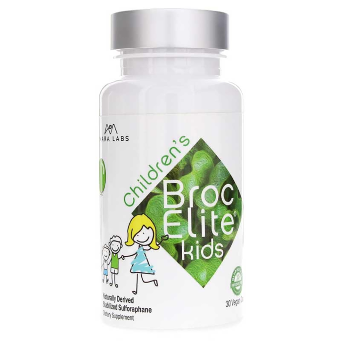 Mara Labs Broc Elite Kids, 30 Vegan Capsules - Front view