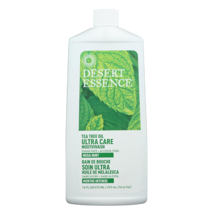 Desert Essence Tea Tree Oil Mouthwash, Ultra Care, 16 fl. oz.