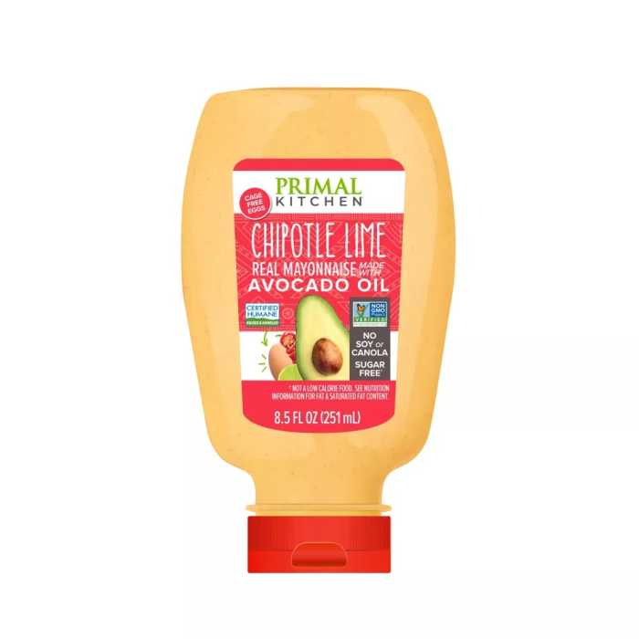 Primal Kitchen Chipotle Lime Mayo - Front view