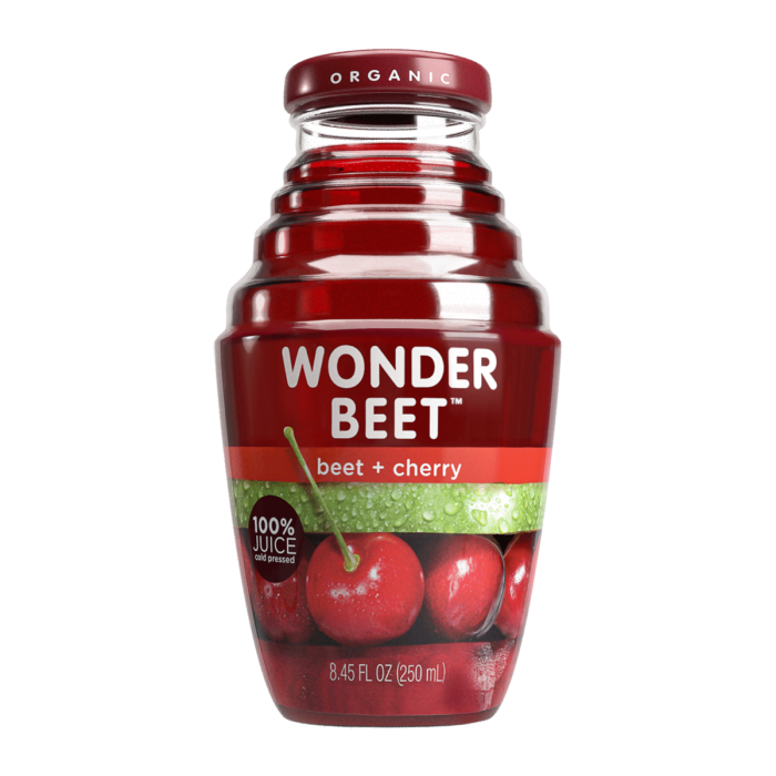 Wonder Juice Beet and Cherry Cold Pressed Juice - Front view