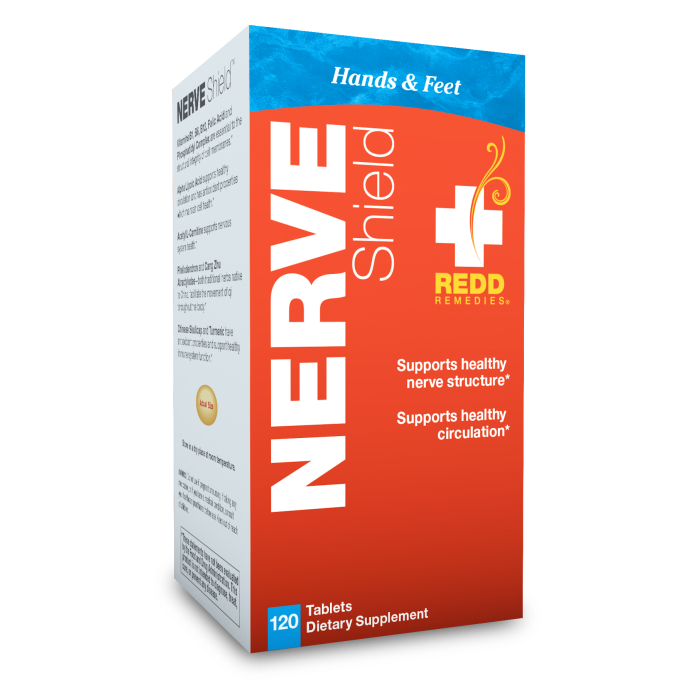 Redd Remedies Nerve Shield, 120 Tablets