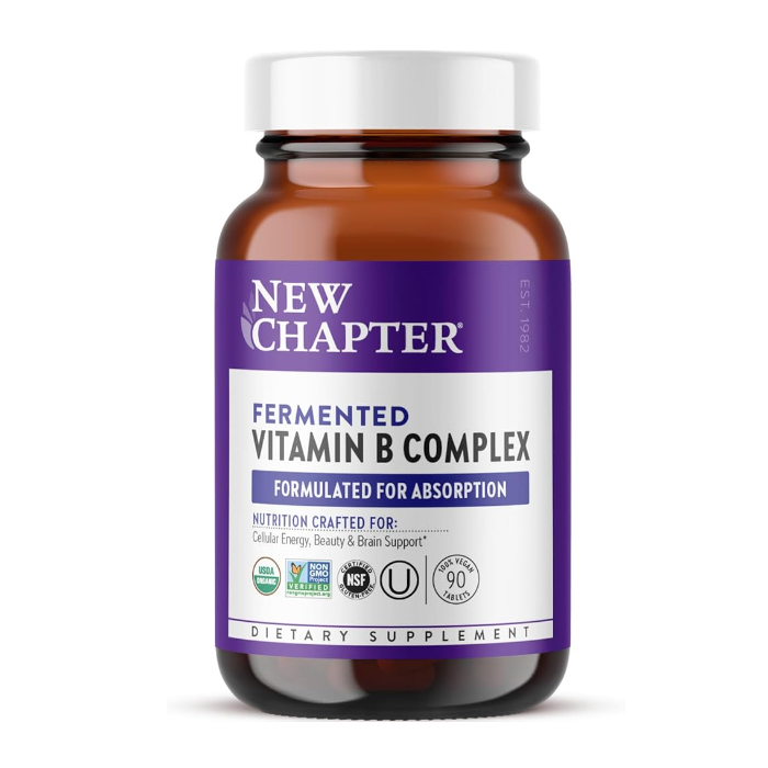 New Chapter Fermented B Complex, 90 Tablets