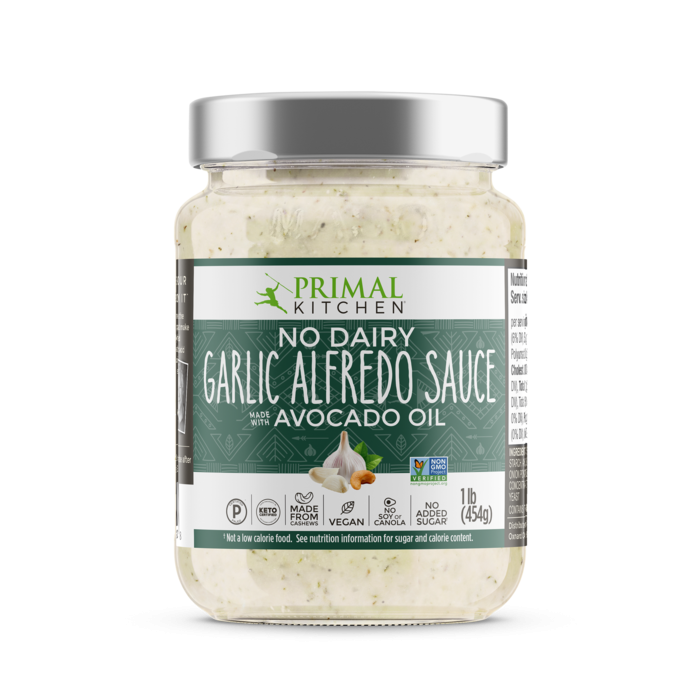 Primal Kitchen No-Dairy Garlic Alfredo Sauce, 16 fl. oz.