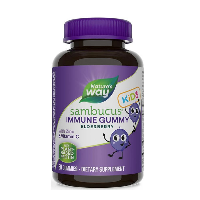 Nature's Way Sambucus Kids Immune Support Gummies, 60 Count
