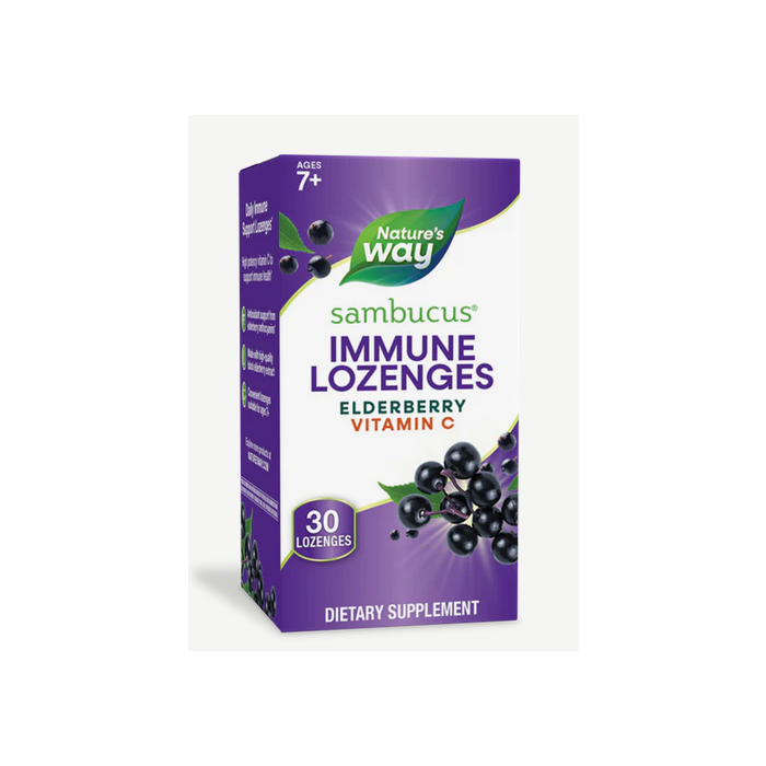 Nature's Way Sambucus Black Elderberry, 30 Lozenges