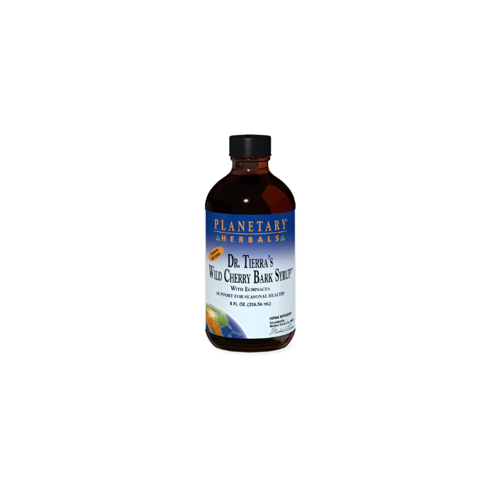 Planetary Herbals Dr. Tierra's Wild Cherry Bark Cough Syrup, 8 oz.