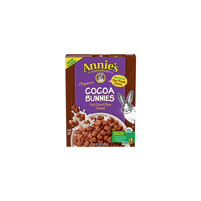 Annie's Organic Cocoa Bunnies Cereal, 10 oz.