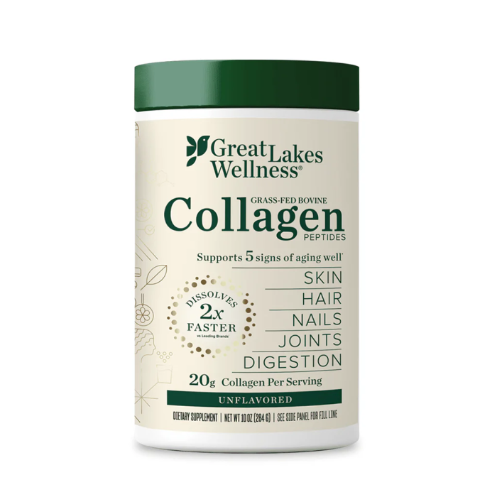 Great Lakes Wellness Collagen Peptides Unflavored - Front view