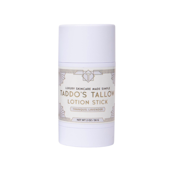 Taddo's Tallow Lotion Stick Lavender - Front view