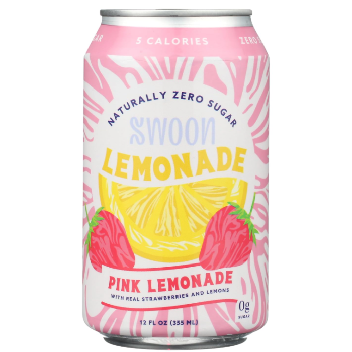 Swoon Zero Sugar Pink Lemonade, 12 oz.