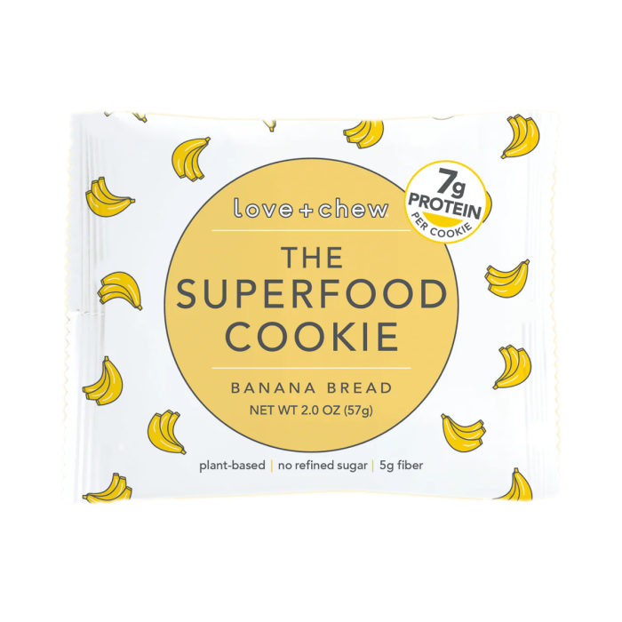 Love and Chew Banana Bread Cookie - Front view