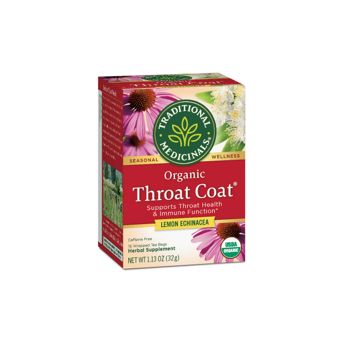 Traditional Medicinals Throat Coat Lemon Echinacea Tea