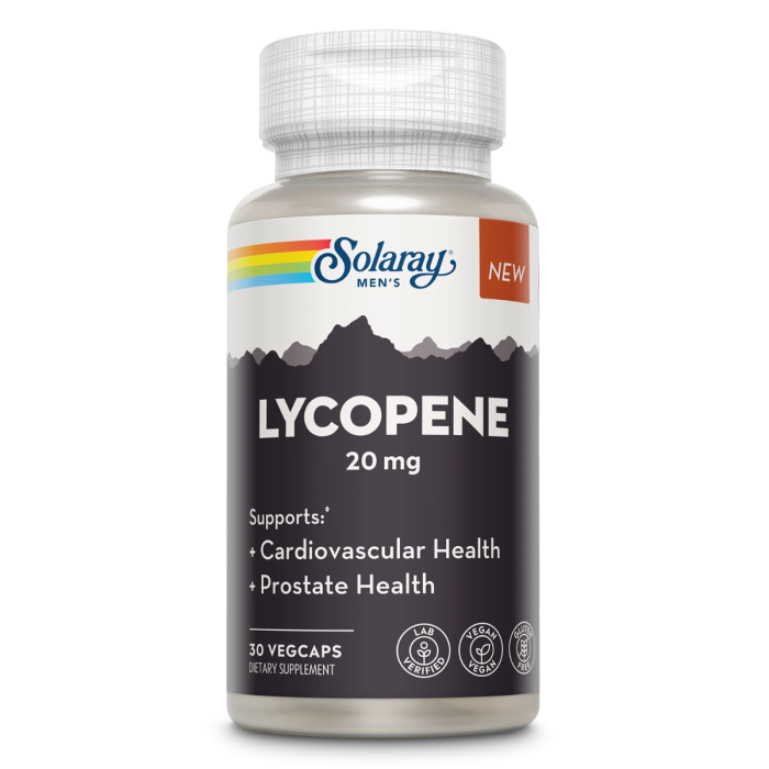 Solaray Men's Lycopene - Front view