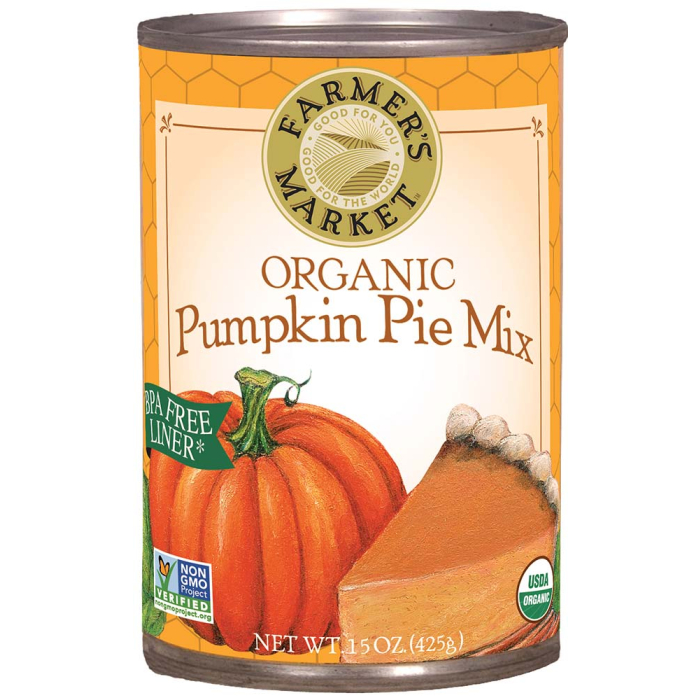 Farmer's Market Organic Pumpkin Pie Mix, 15 oz.