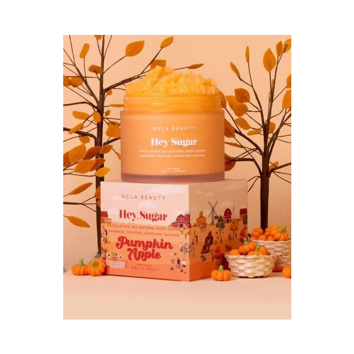 NCLA Beauty Hey, Sugar Sugar Pumpkin Apple Body Scrub, 8.8oz.