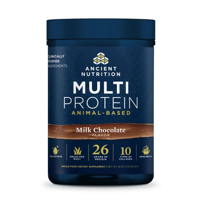 Ancient Nutrition Multi Protein Milk Chocolate Flavor - Front view