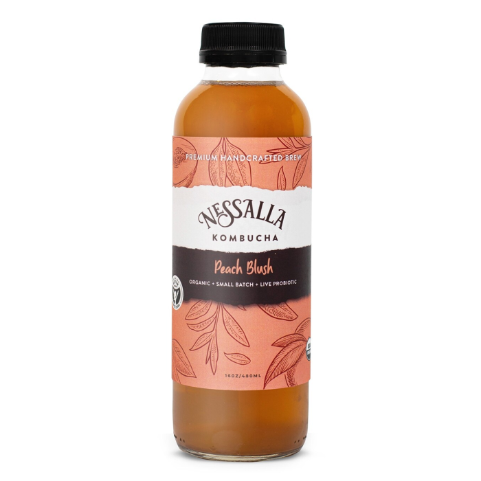 NessAlla Kombucha Peach Blush - Front view