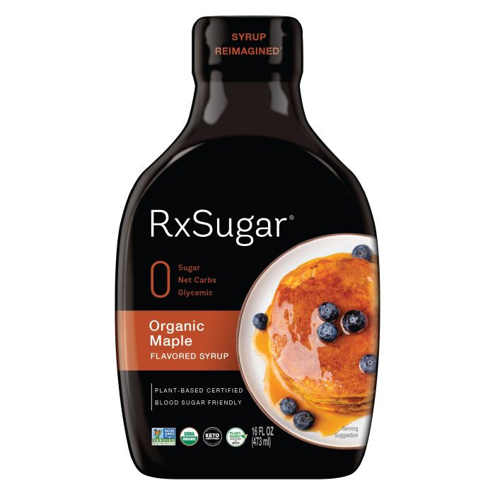  Rxsugar Maple Syrup Pancake, 16 oz.